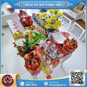 Mâm cúng nhà mới gói vip tại Đồ Cúng Việt