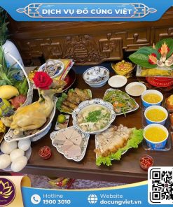 Mâm cúng rằm gia tiên