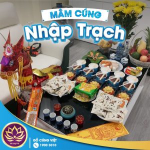 mâm cúng nhập trạch