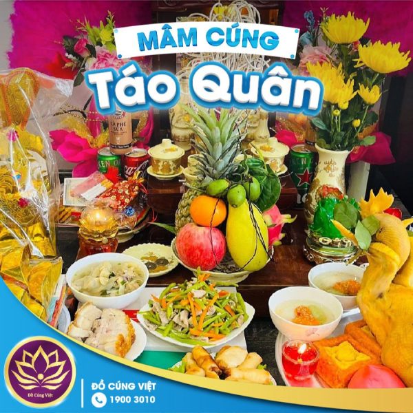 mâm cúng táo quân