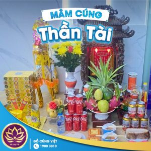 mâm cúng thần tài